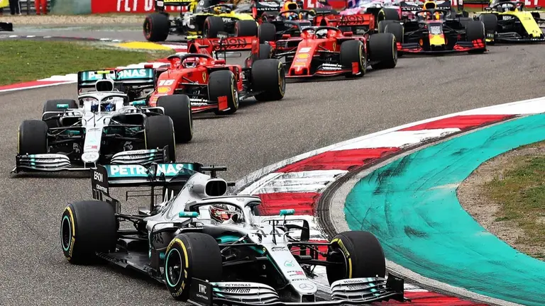 Una competencia en el circuito de China, en 2019.     EFE