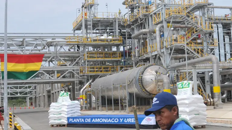 La Planta de Urea y Amoniaco en Bulo Bulo, Cochabamba. NO&Eacute; PORTUGAL