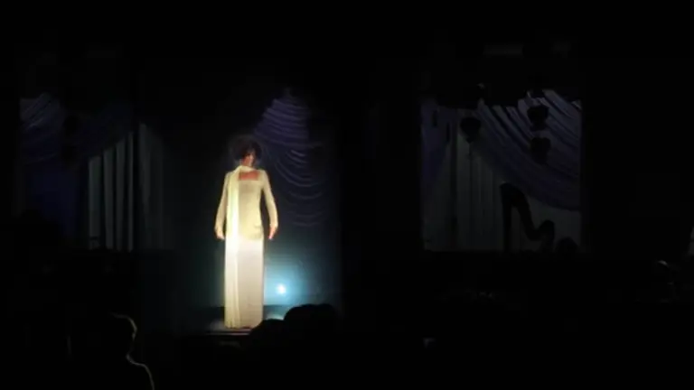 Holograma de Whitney Houston. Foto: Promo promin