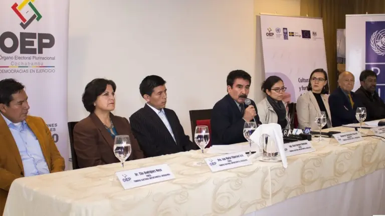 A trav&eacute;s de un convenio con el &Oacute;rgano Electoral Plurinacional (OEP), el Programa de Naciones Unidas para el desarrollo (PNUD) compromete apoyo en tres acciones estrat&eacute;gicas conjuntas.