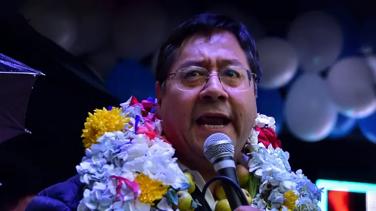 Luis Arce Catacora, candidato a la Presidencia por el Movimiento Al Socialismo (MAS). APG