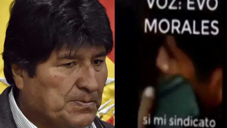 Grabaci&oacute;n del audio de Morales presentado IDIF.  APG