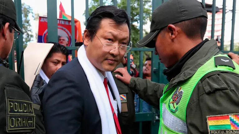 El candidato a la presidencia del FPV, Chi Hyun Chung.	    APG
