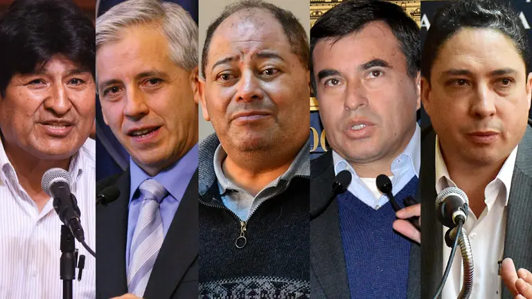 Son procesados Evo Morales, &Aacute;lvaro Garc&iacute;a Linera, Carlos Romero, Juan Ram&oacute;n Quintana y H&eacute;ctor Arce.	APG