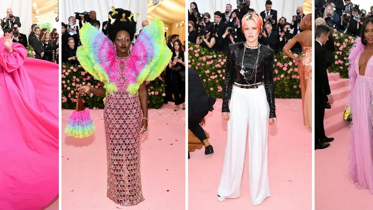 Algunas celebridades participantes de la Met Gala. VOGUE