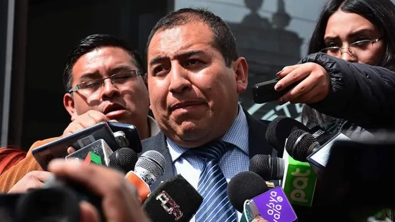 El viceministro de Seguridad Ciudadana, Wilson Santamaria.