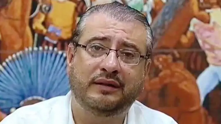 El presidente del Comit&eacute; C&iacute;vico Pro Santa Cruz, R&oacute;mulo Calvo. CCPSC