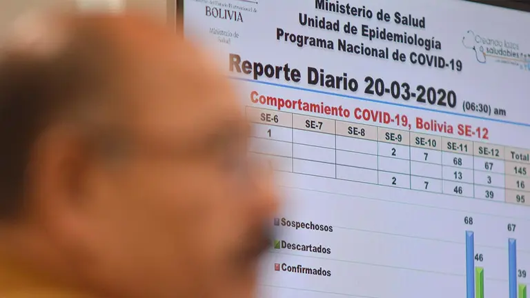 El ministro de Salud, An&iacute;bal Cruz. ABI