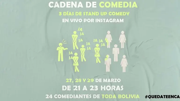 Festival online de comedia.