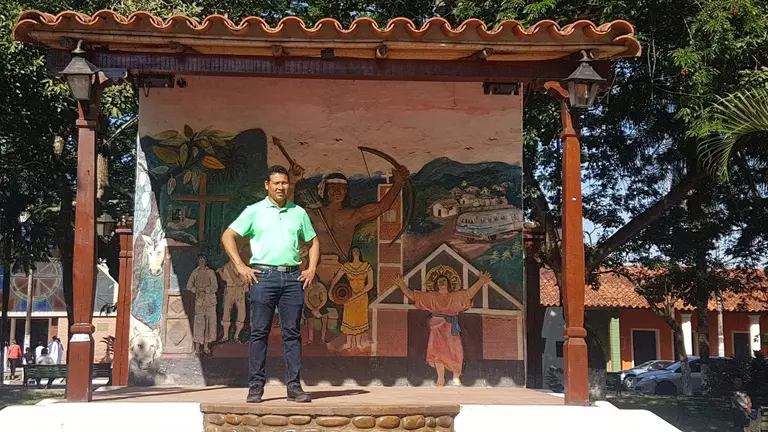 El tirador Rudolf Knijnenburg, en su visita al Divino Ni&ntilde;o
Cr&eacute;dito: Rudolf Knijnenburg