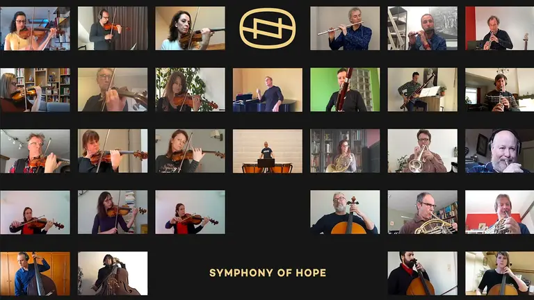 La Orquesta Nacional de B&eacute;lgica. Foto: Captura Vimeo