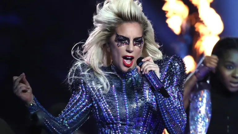 La cantante Lady Gaga durante un concierto. Foto: Twitter