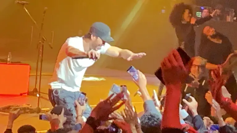Enrique Iglesias, en uno de sus conciertos.EFE