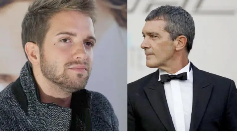 El cantante Pablo Alborán y el actor Antonio Banderas. EFE