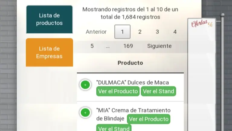 Captura de pantalla del sitio de la FEICO 4.0. FEICOBOL