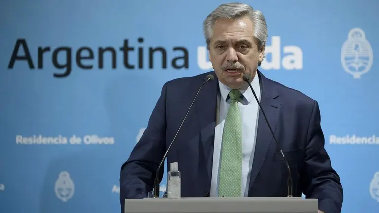 Alberto Ferrnández, presidente de Argentina. EFE