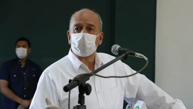 El ministro de Gobierno, Arturo Murillo. ABI