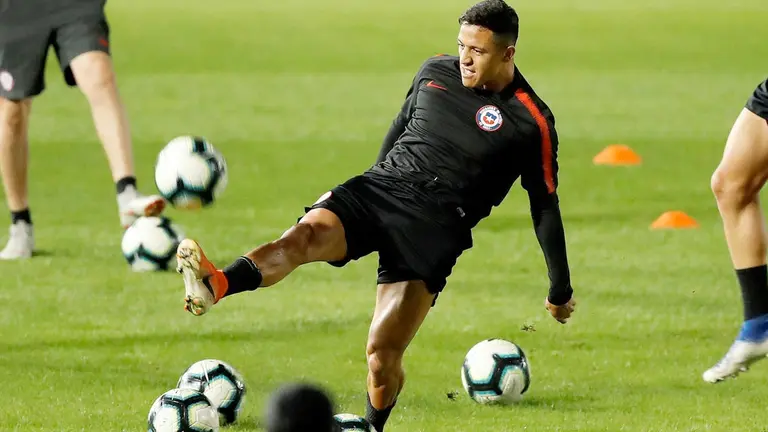 El delantero chileno, Alexis Sánchez. EFE