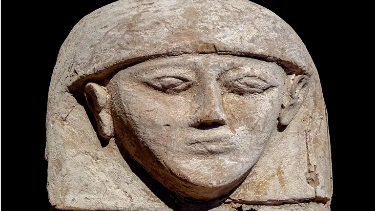 El hallazgo de la momia. EFE