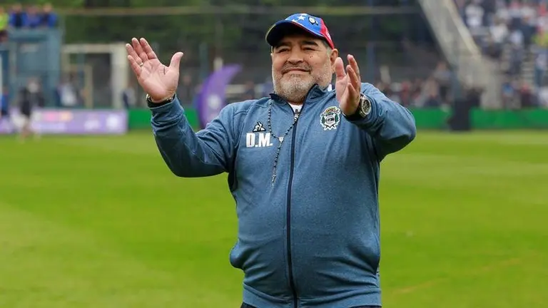 Diego Armando Maradona, en su etapa como t&eacute;cnico. EFE