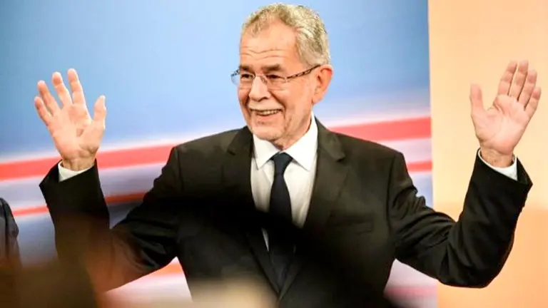 El presidente federal austríaco, Alexander Van der Bellen. EFE