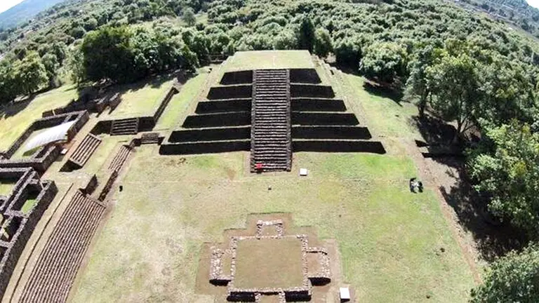 Fotografía cedida por el Instituto Nacional de Antropología e Historia(INHA), este lunes, que muestra una Zona Arqueológica en la Ciudad de México (México). EFE