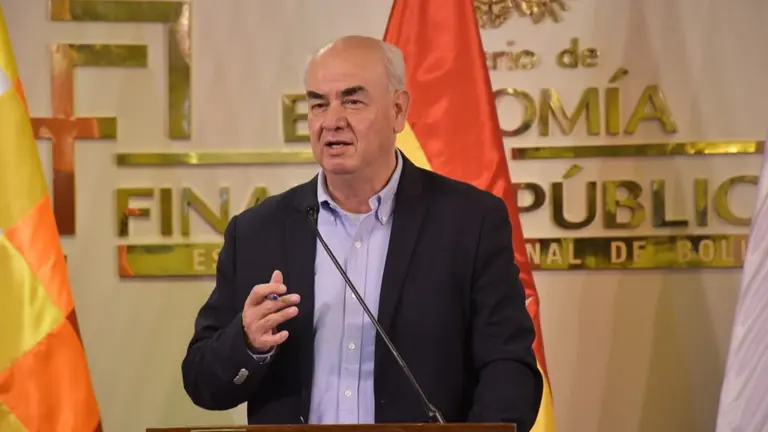 El ministro de Econom&iacute;a del Gobierno transitorio. ABI