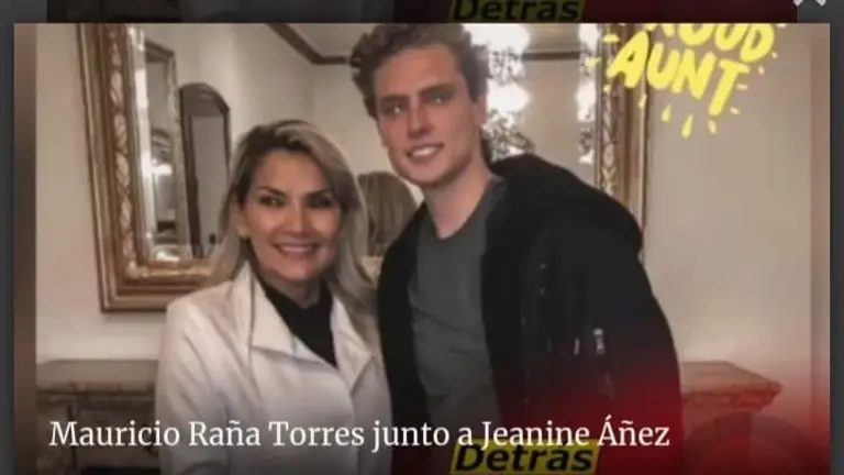 La presidenta Jeanine &Aacute;&ntilde;ez junto a Mauricio Ra&ntilde;a, hijo de la diputada Ginna T&oacute;rrez Saracho.

Cr&eacute;dito: Facebook
