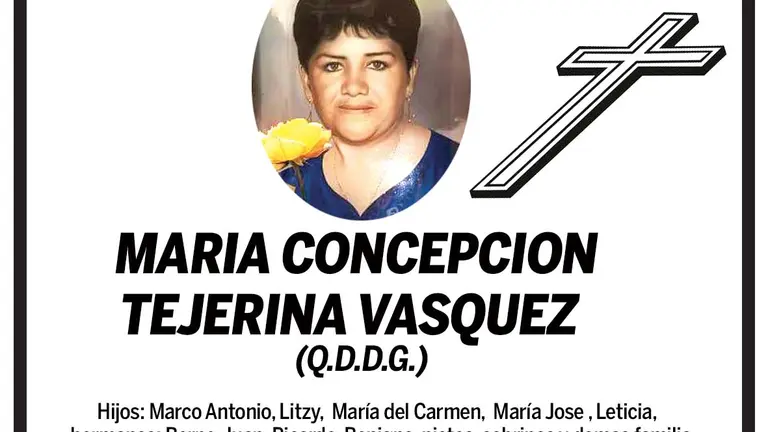 Necrol&oacute;gico Mar&iacute;a