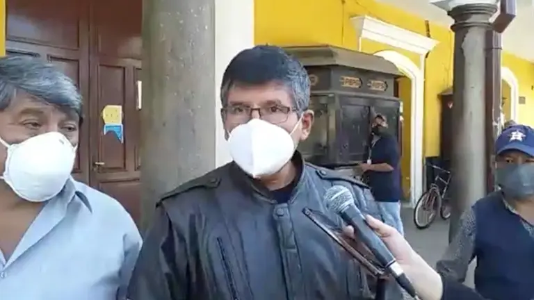El ejecutivo del Transporte Federado, Jos&eacute; Orellana. CAPTURA DE VIDEO