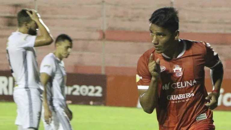 Mauricio Chajtur, el jugador de Guabir&aacute; que envi&oacute; un mensaje de agradecimiento a sus allegados. APG