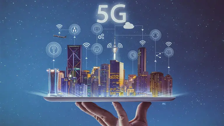 Una imagen que muestra la idea de la tecnolog&iacute;a 5G.
Cr&eacute;dito: National Geographic