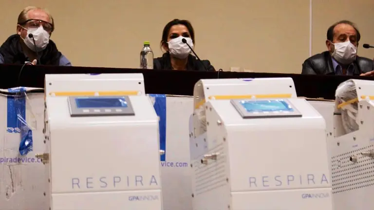 Los respiradores europeos adquiridos por el Gobierno. APG