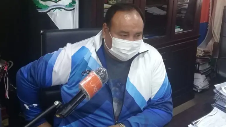 El alcalde de Quillacollo, H&eacute;ctor Monta&ntilde;o. GAMQ