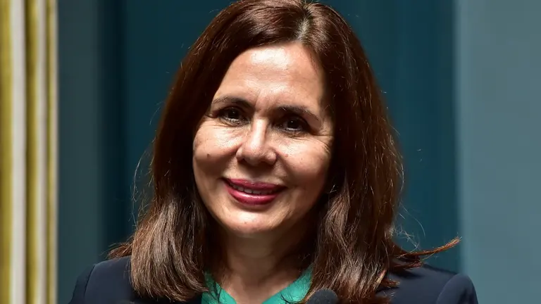 La excanciller Karen Longaric. APG