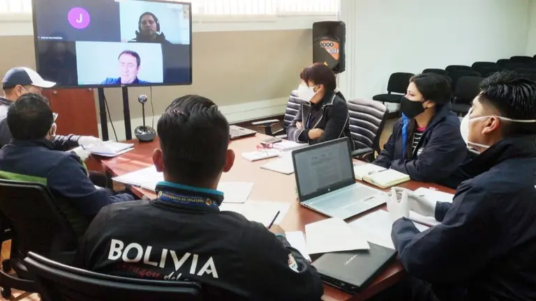 Reuni&oacute;n virtual entre el Ministerio de Deportes y el COB.  MIN.DEPORTES