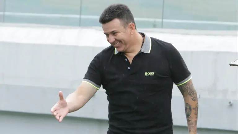 Julio C&eacute;sar Baldivieso, director t&eacute;cnico del club Aurora. APG