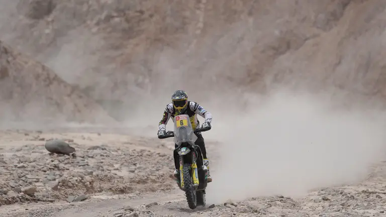 El chileno Pablo Quintanilla, en el Dakar.