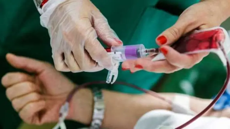 Foto referencial de donaci&oacute;n de sangre. ARCHIVO