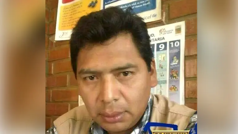 El m&eacute;dico fallecido, Juan Carlos Vichini. CORTES&Iacute;A