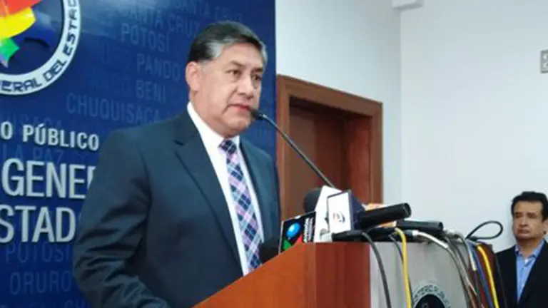 El fiscal general, Juan Lanchipa. ARCHIVO