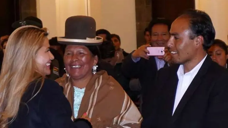 Milton Navarro, el exministro de Deportes posesionado por Jeanine &Aacute;&ntilde;ez. APG
