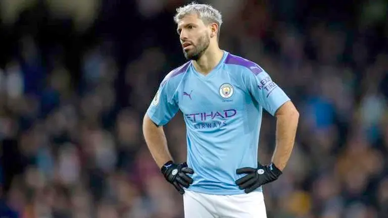 El argentino, Sergio Agüero, delantero del Manchester City. EFE