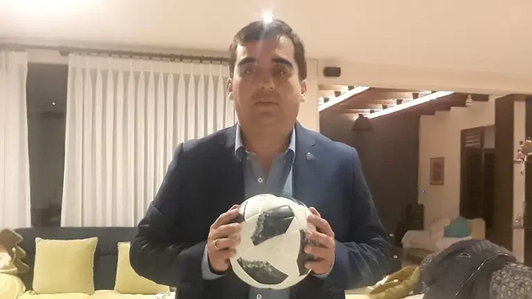 Alex Antezana, exjefe m&eacute;dico del club Wilstermann. ARCHIVO