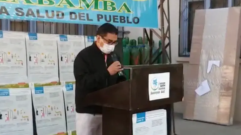 El responsable de la unidad de Vigilancia Epidemiol&oacute;gica del Servicio Departamental de Salud (SEDES) en Cochabamba, Rub&eacute;n Castillo.