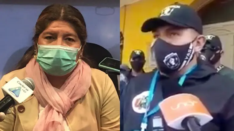 La Gobernadora de Cochabamba, Esther Soria y  Yassir Molina de la RJC
