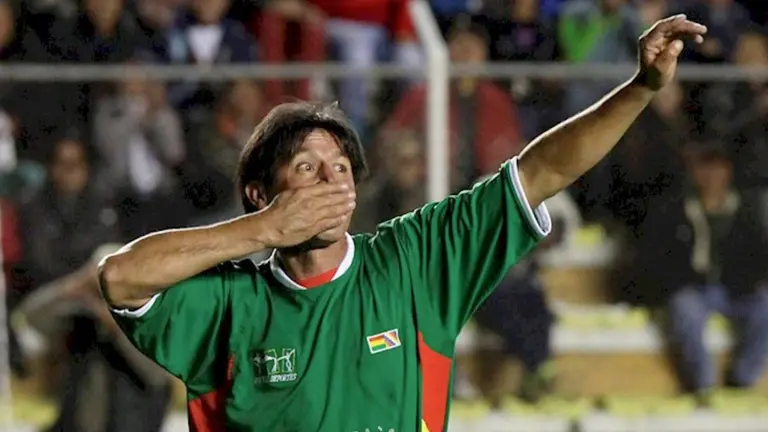 William Ramallo, figura de Bolivia en las Eliminatorias de 1993./ CONMEBOL