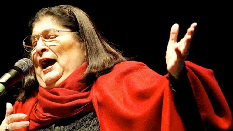La cantante argentina Mercedes Sosa. EFE