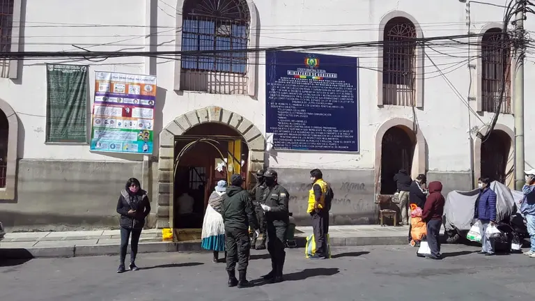 Frontis de la cárcel de San Pedro de La Paz. PETER LUNA