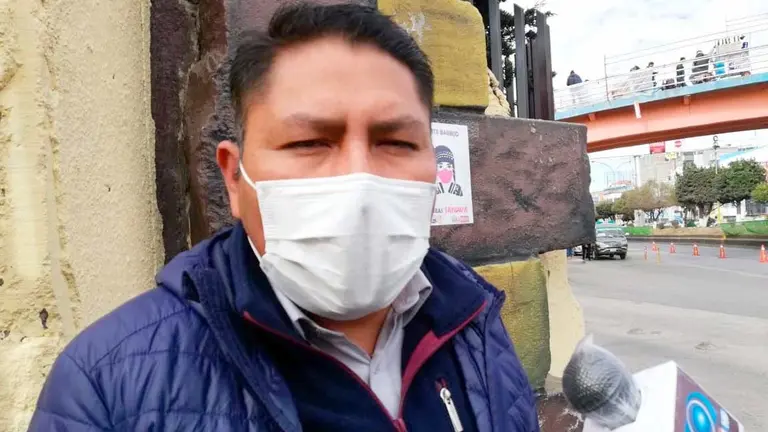 El diputado por el MAS Juanito Angulo. ERBOL